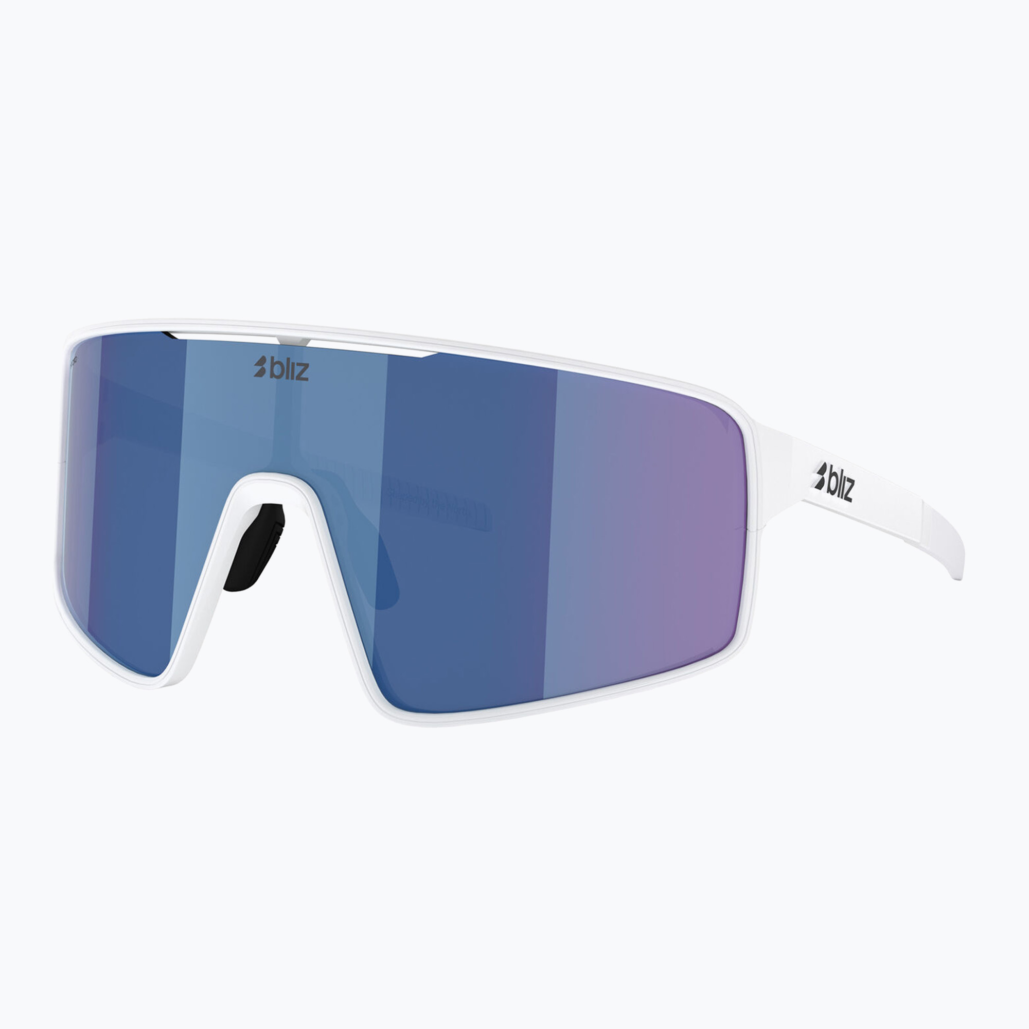 Sluneční brýle Bliz P001S matte white/grey blue mirror