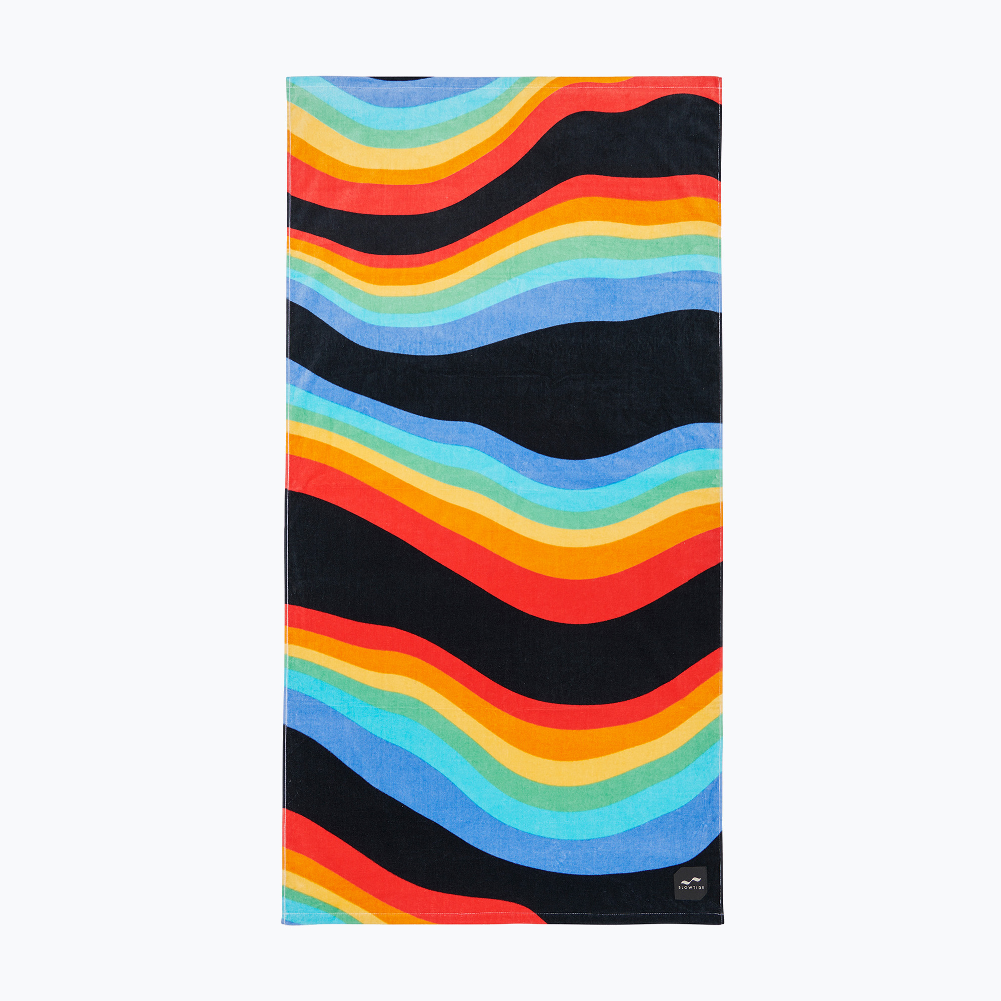 Ručník Slowtide Roygbiv Beach black (Roygbiv Beach STRP013)