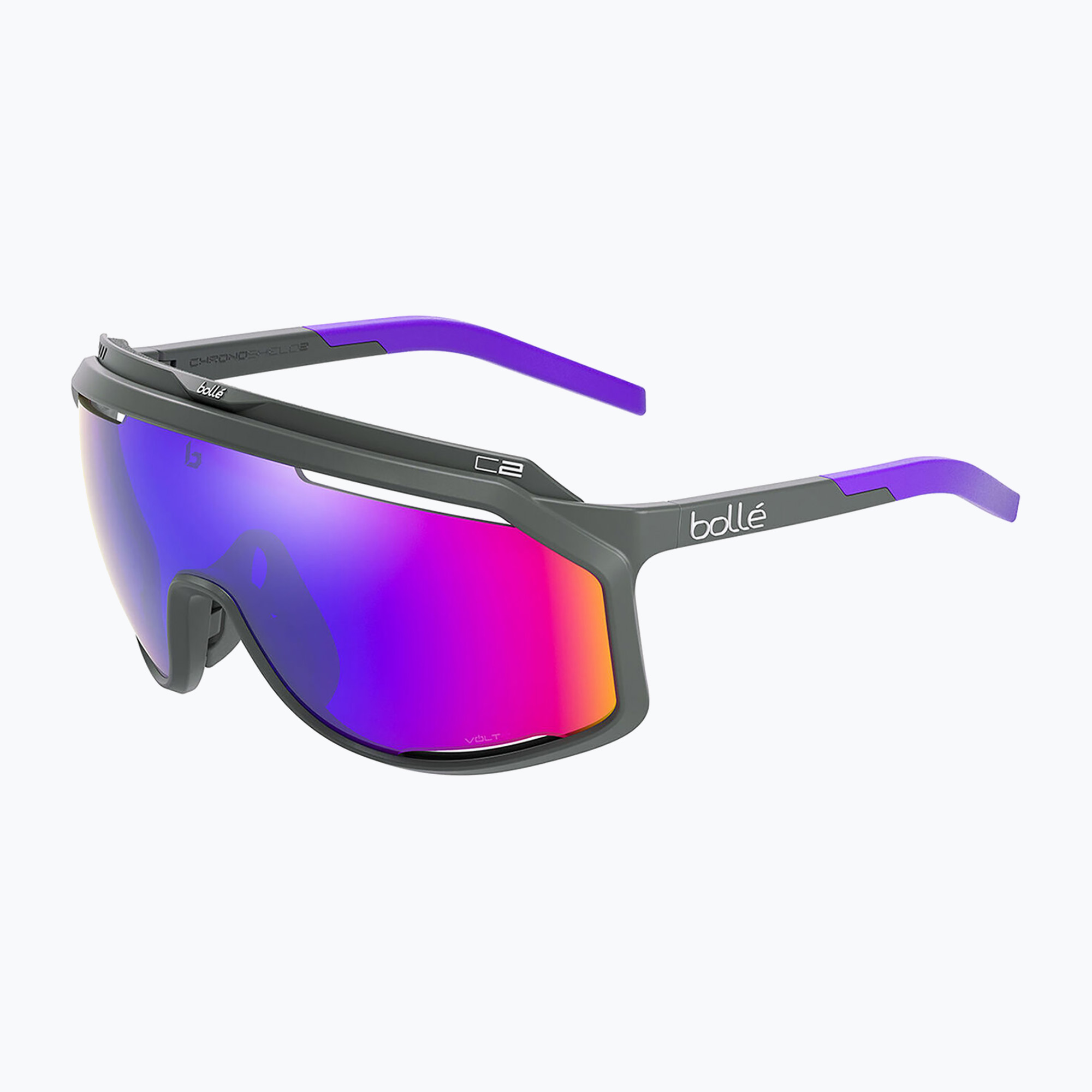 Sluneční brýle Bollé Chronoshield titanium matte/volt ultraviolet (Chronoshield BS018012)