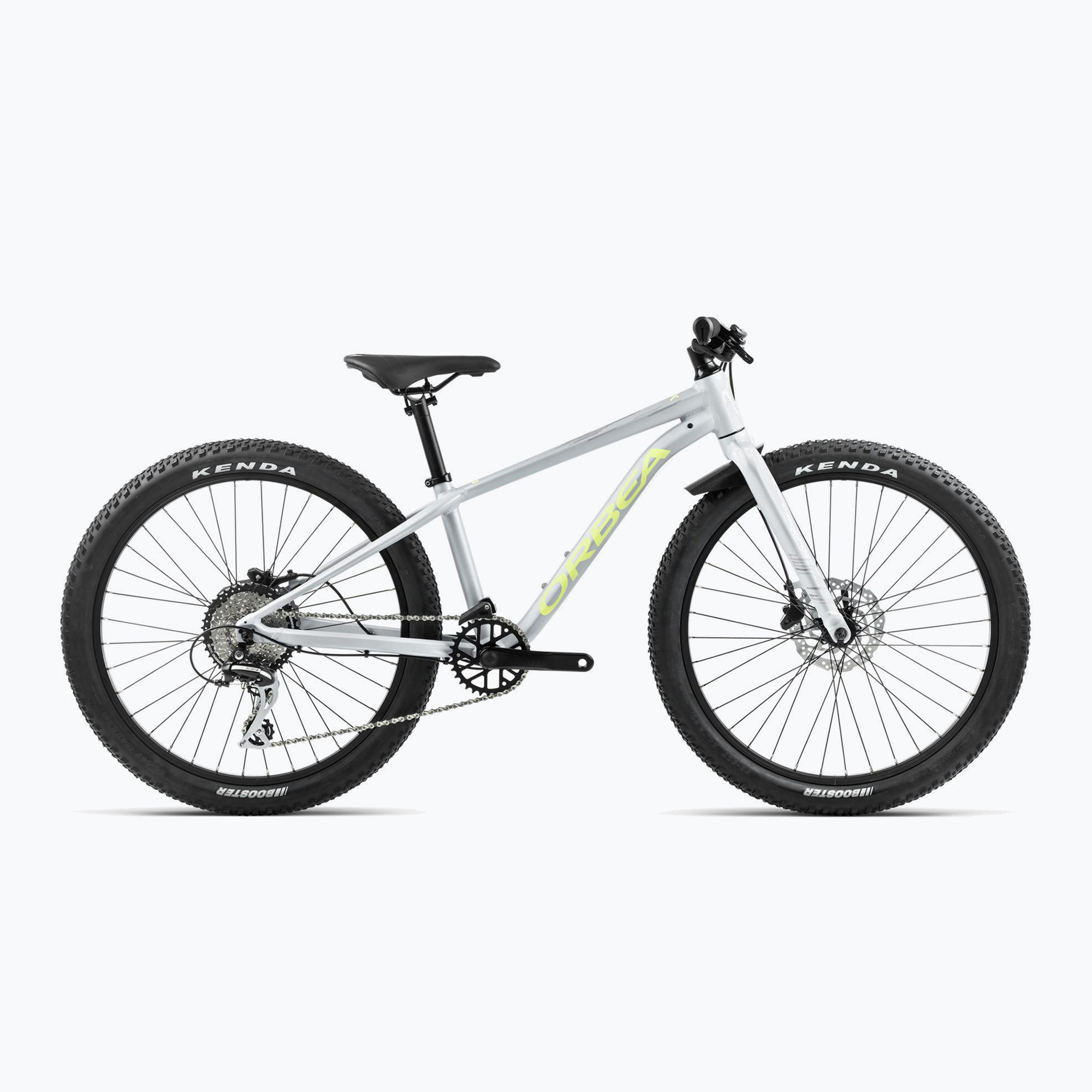 Dětské kolo Orbea MX 24 Team Disc silver/lime
