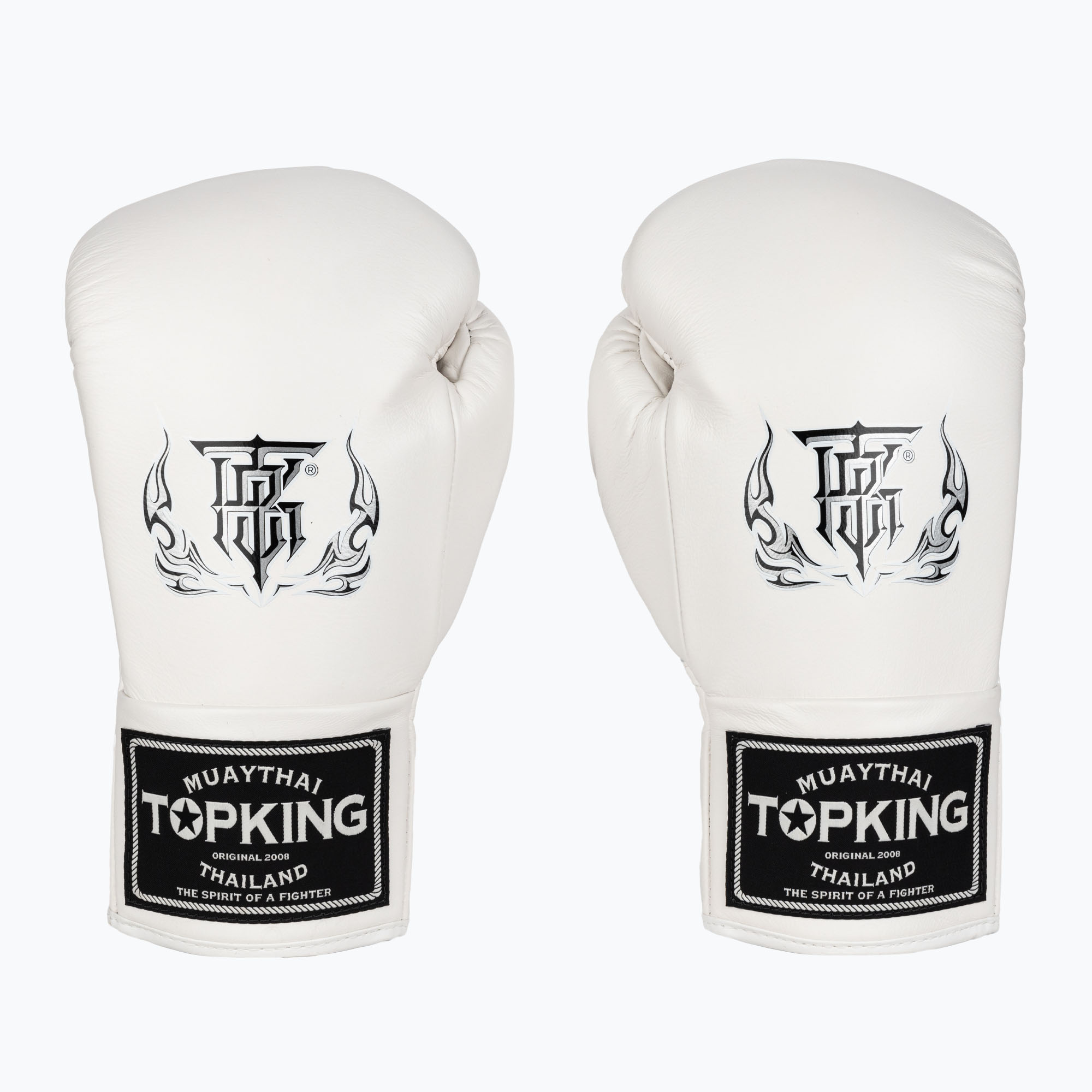 Boxerské rukavice Top King Competition bílé (Boxing Competition TKBGCO-WH)