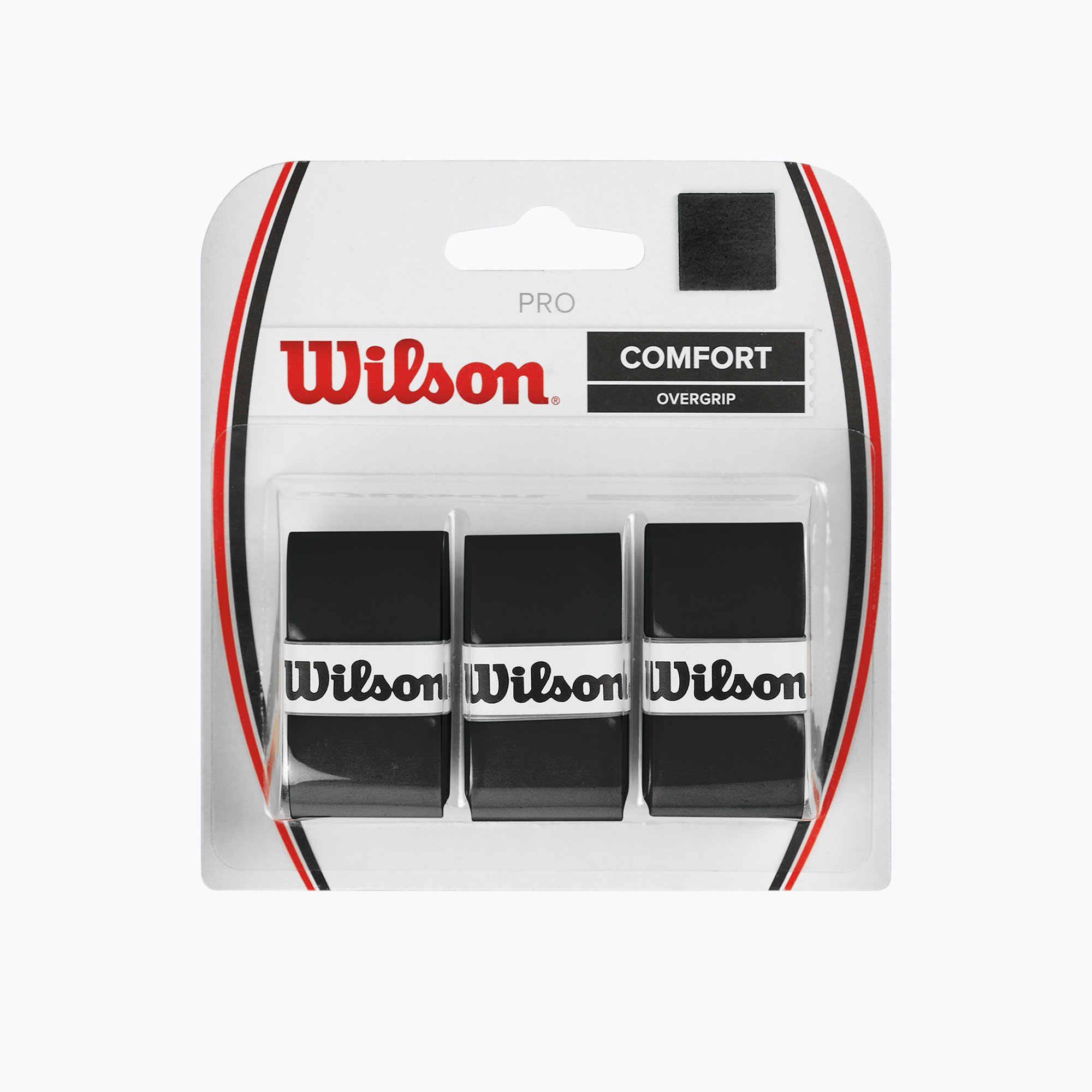 Wilson Pro Overgrip Omotávky na tenisové rakety 3 ks černé WRZ4014BK (Pro Comfort Overgrip WRZ4014BK)