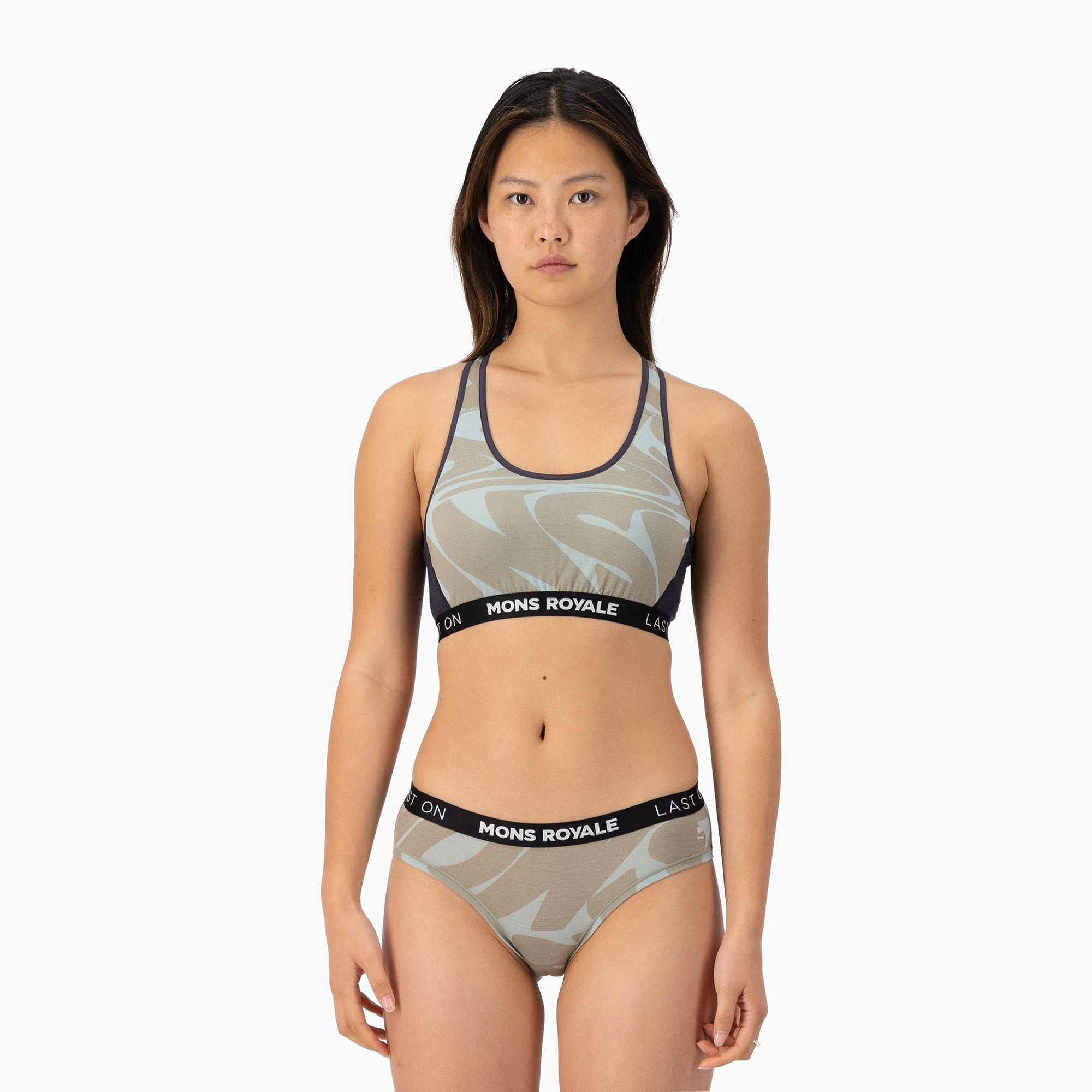 Termo podprsenka Mons Royale Sierra Merino Sports signal lost/ 9 iron (Sierra Merino Sports 100167-2169-839)