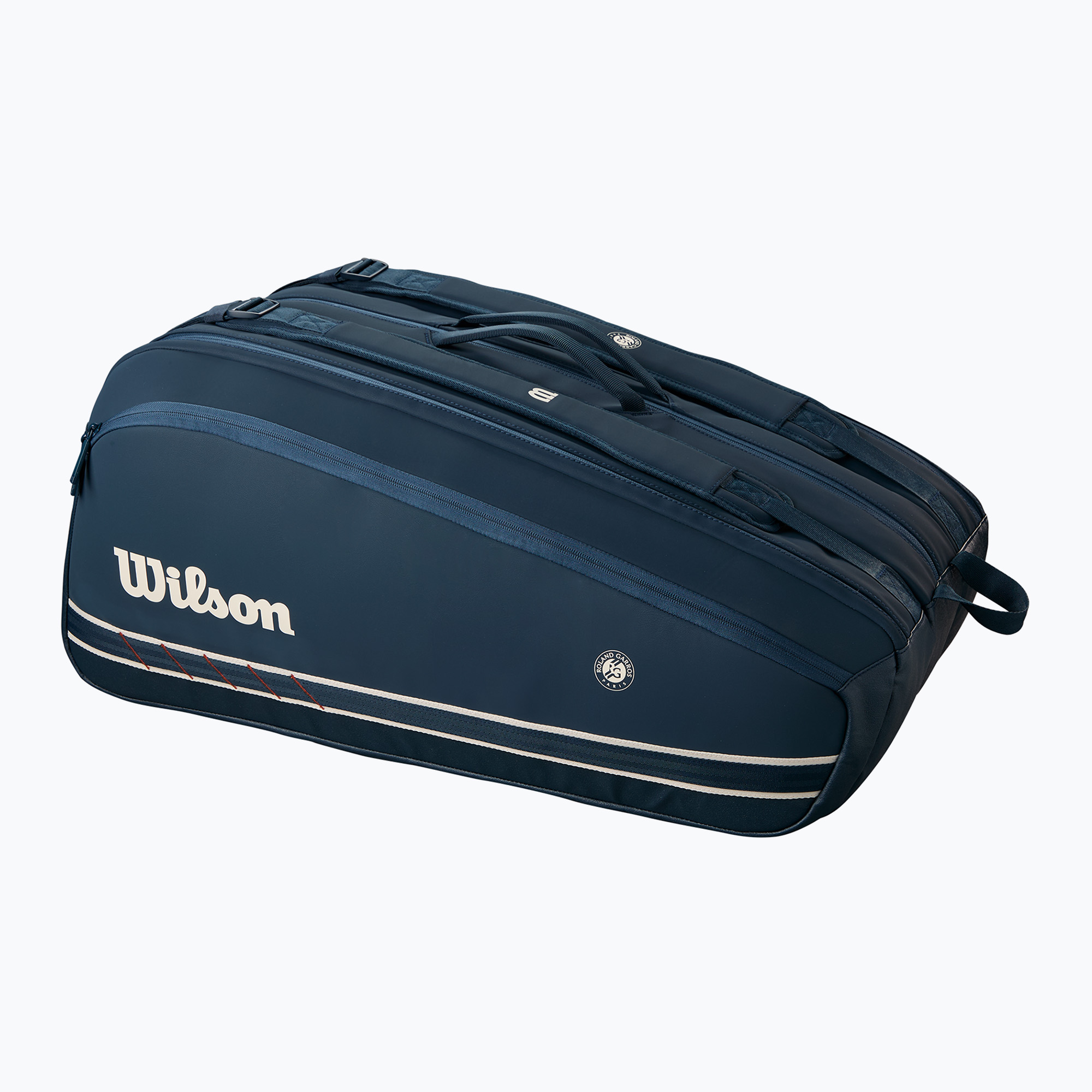 Tenisová taška Wilson Roland Garros Session De Soiree Super Tour 15PK dark navy (Roland Garros Session De Soiree Super Tour 15PK WR8043001001)
