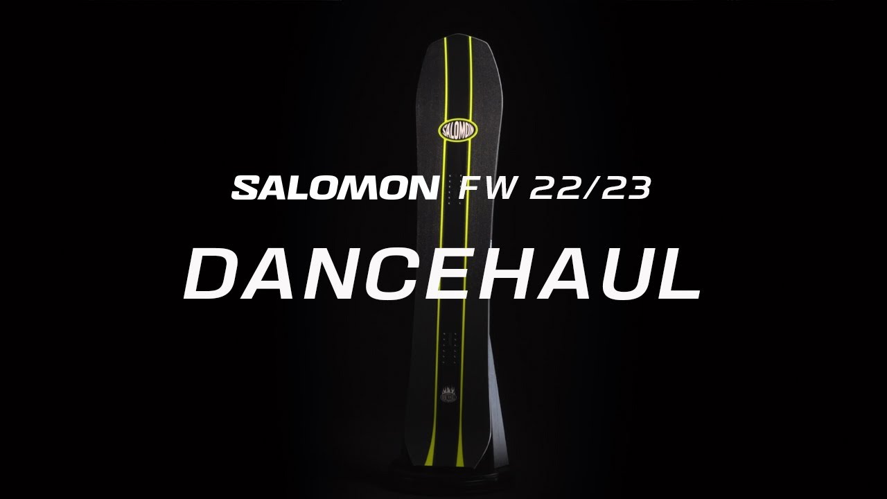 Snowboard Salomon Dancehaul black/yellow L47017800