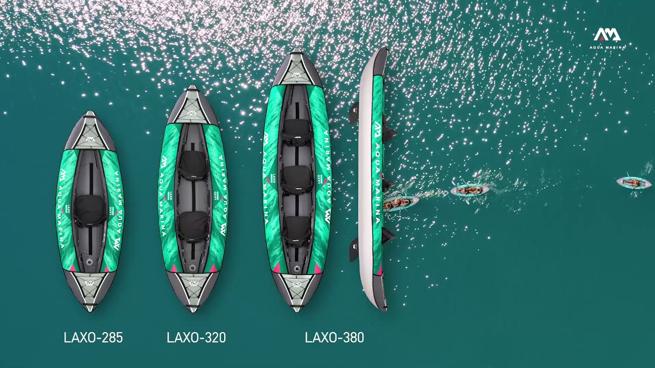 Aqua Marina Recreactional zelený 10'6″ nafukovací kajak pro 2 osoby Laxo320
