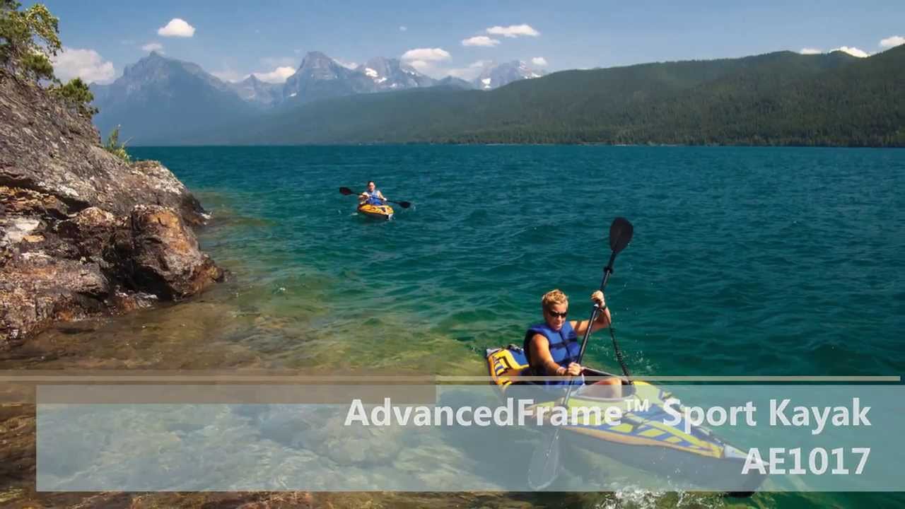 Advanced Elements AdvancedFrame Sport nafukovací kajak pro 1 osobu oranžový AE1017-O