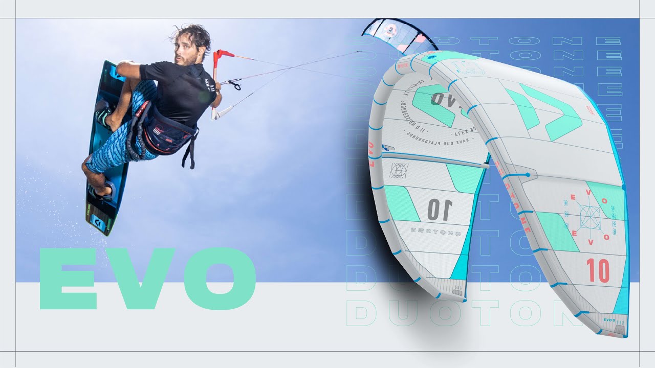 Kitesurfingový drak DUOTONE Evo C24 modrý 44220-3003