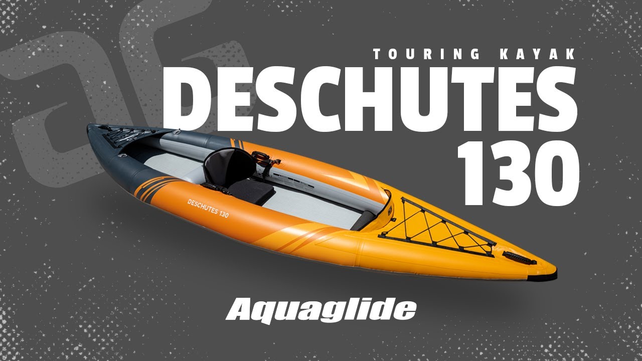 Aquaglide Deschutes 130 oranžový nafukovací kajak pro 1 osobu 584120126