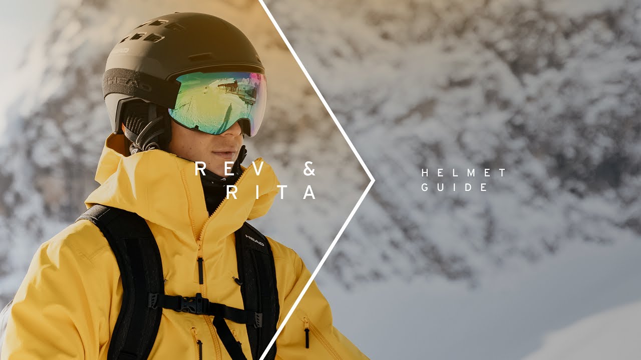 Pánská lyžařská helma HEAD Rev bílá 323641