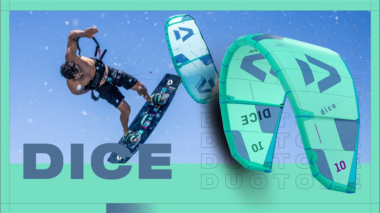 Kite surfing DUOTONE Dice 2022 zelená 44220-3002
