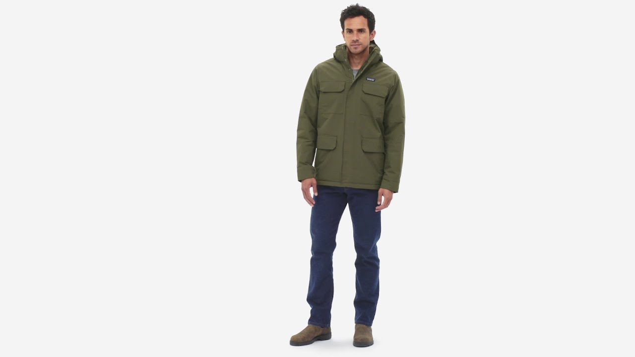 Pánská zateplená bunda Patagonia Isthmus Parka sisu brown