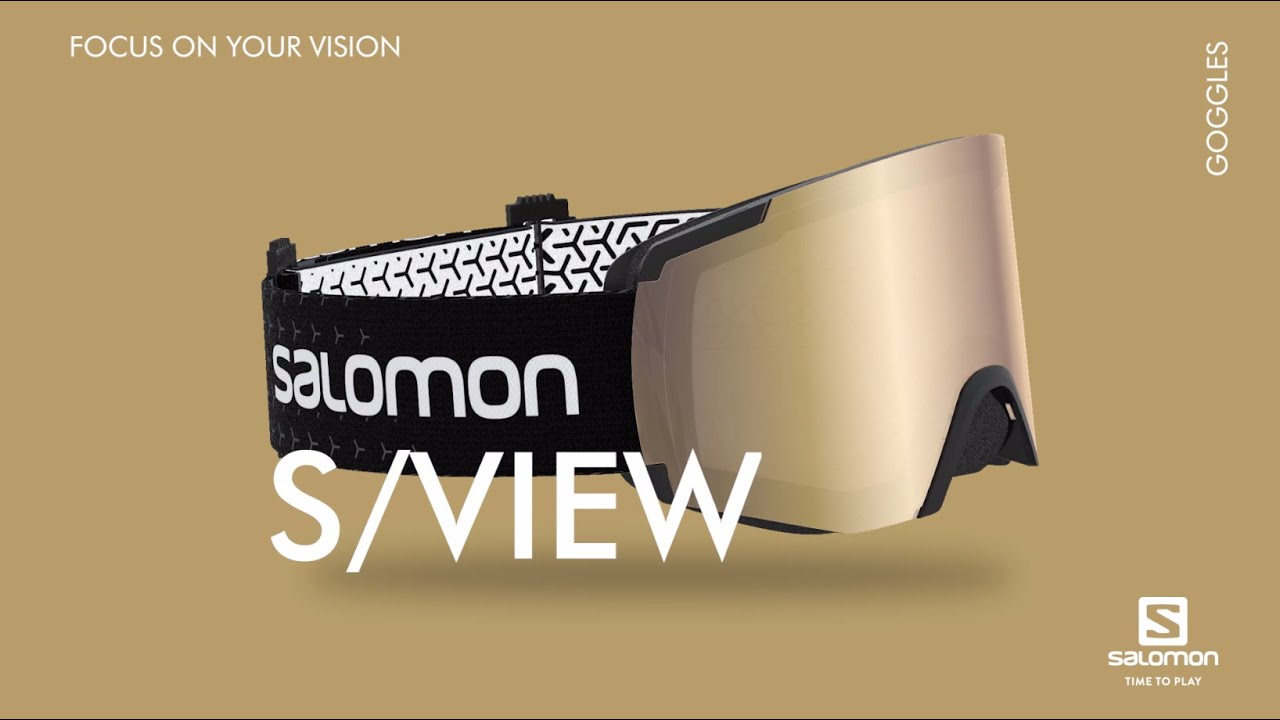 Lyžařské brýle Salomon S/View černé L41153100