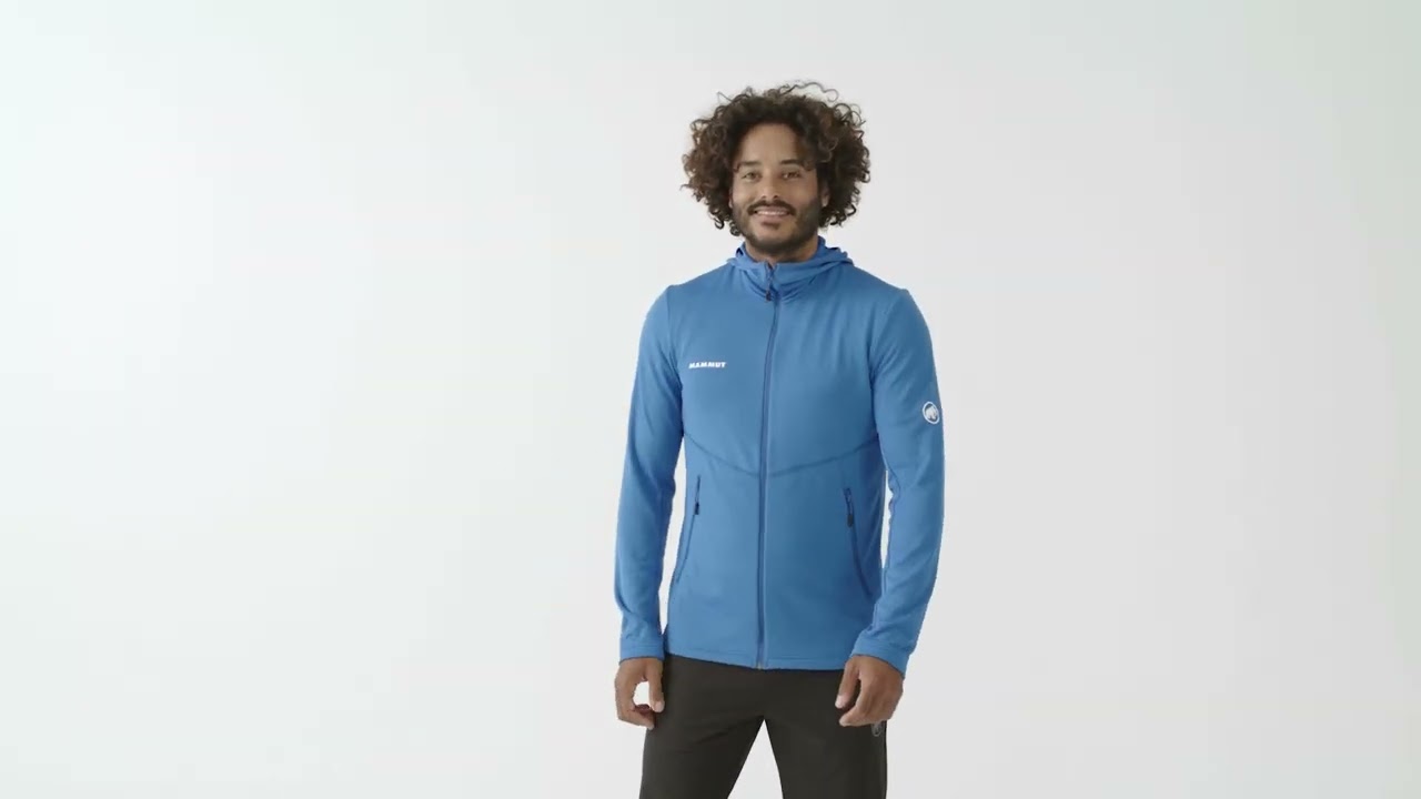 Mammut dámská trekingová mikina Aconcagua Light ML s kapucí tmavě modrá