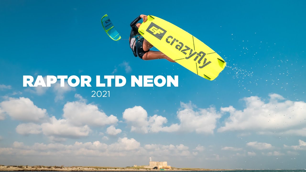 Kitesurfingové prkno CrazyFly Raptor LTD Neon green T002-0306