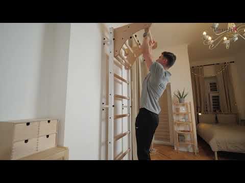 BenchK gymnastický žebřík bílý BK-211W+A204