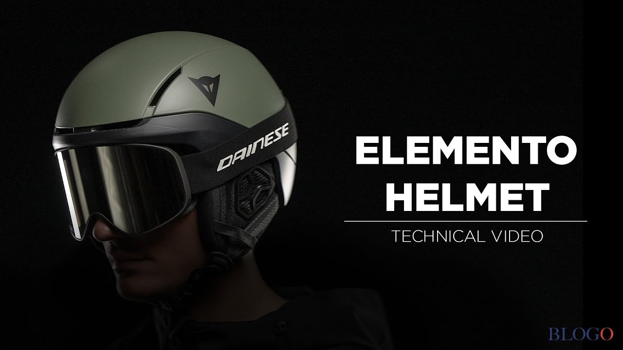 Lyžařská helma Dainese Elemento white/black