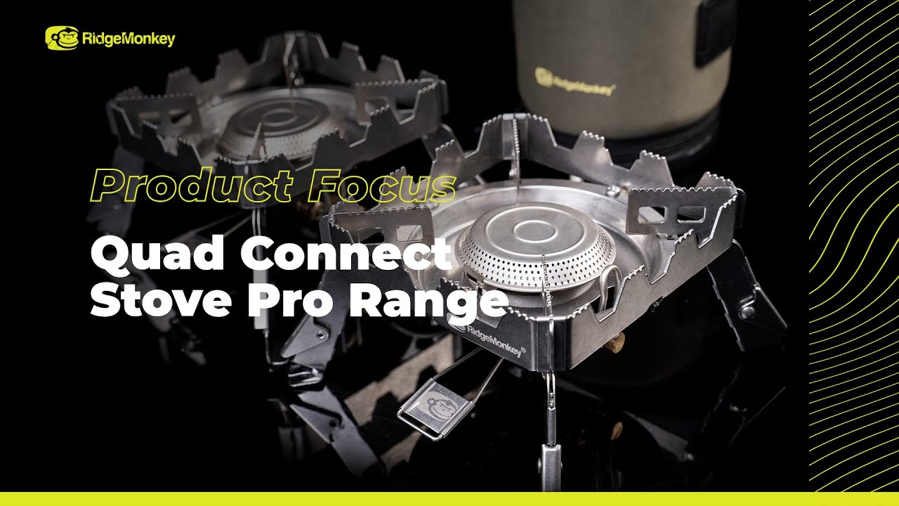 RidgeMonkey Quad Stove Pro silver RM183