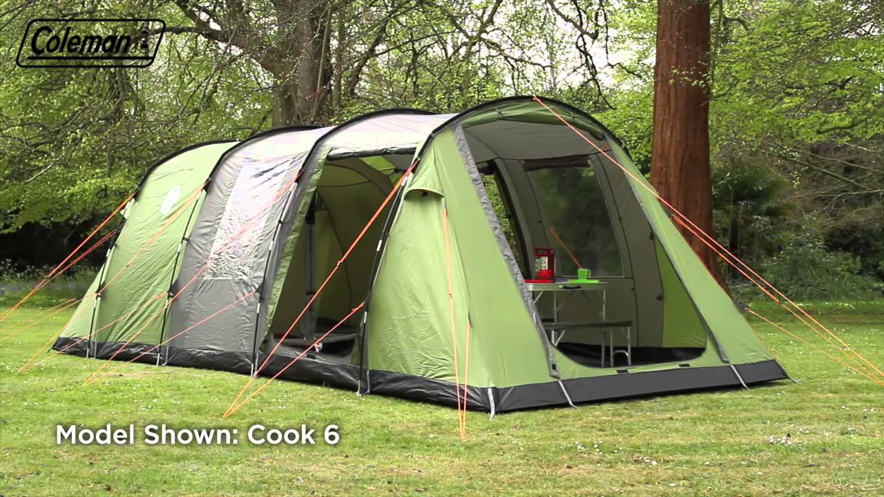 Kempinkový stan Coleman Cook pro 4 osoby zelený 2000019533
