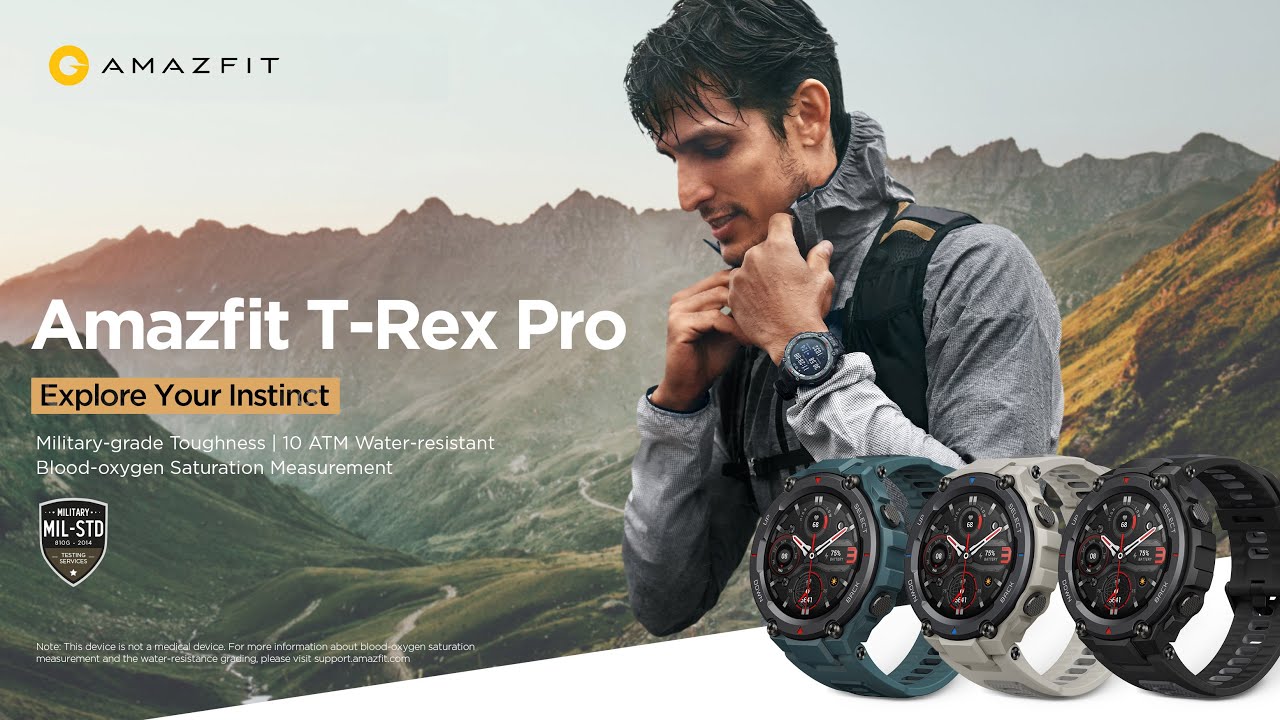 Hodinky Amazfit T-Rex PRO šedé W2013OV3N