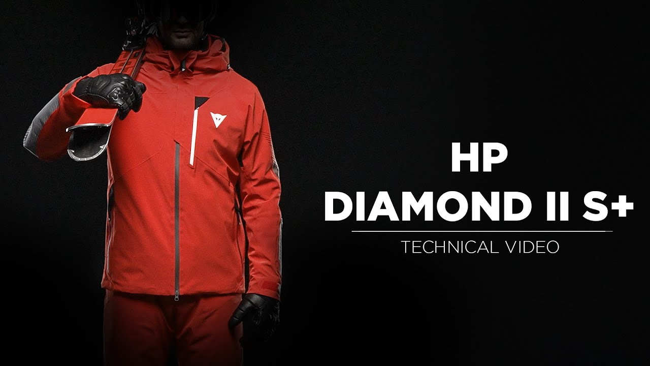 Pánská lyžařská bunda Dainese Hp Diamond II S+ fire red