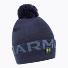 Under Armour pánská zimní čepice Ua Halftime Fleece Pom navy blue 1373093