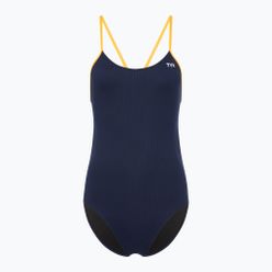 Dámské jednodílné plavky TYR Hexa Cutoutfit navy/gold