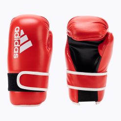 Boxerské rukavice adidas Point Fight Adikbpf100 červeno-bílé ADIKBPF100