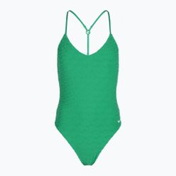 Dámské jednodílné plavky Nike Swoosh Link Y-Back stadium green