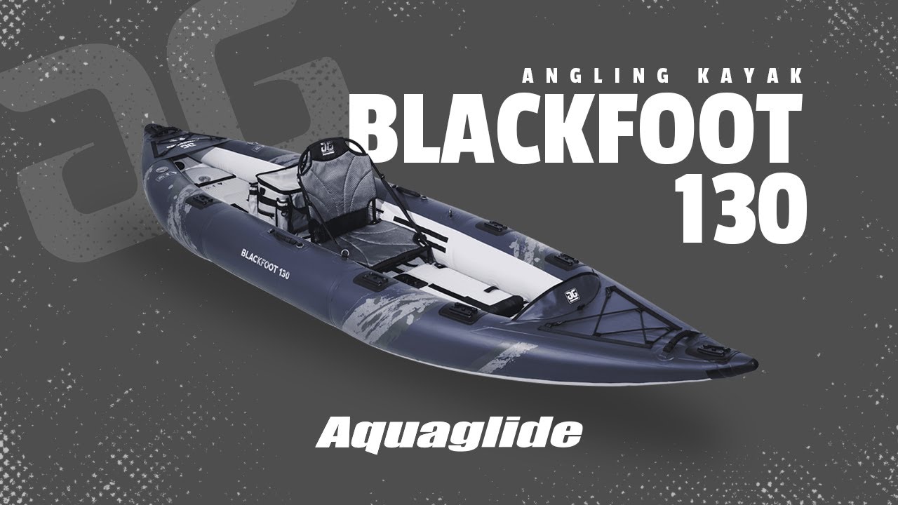 Aquaglide Blackfoot Angler 130 grey 584121103 Nafukovací kajak pro 2 osoby