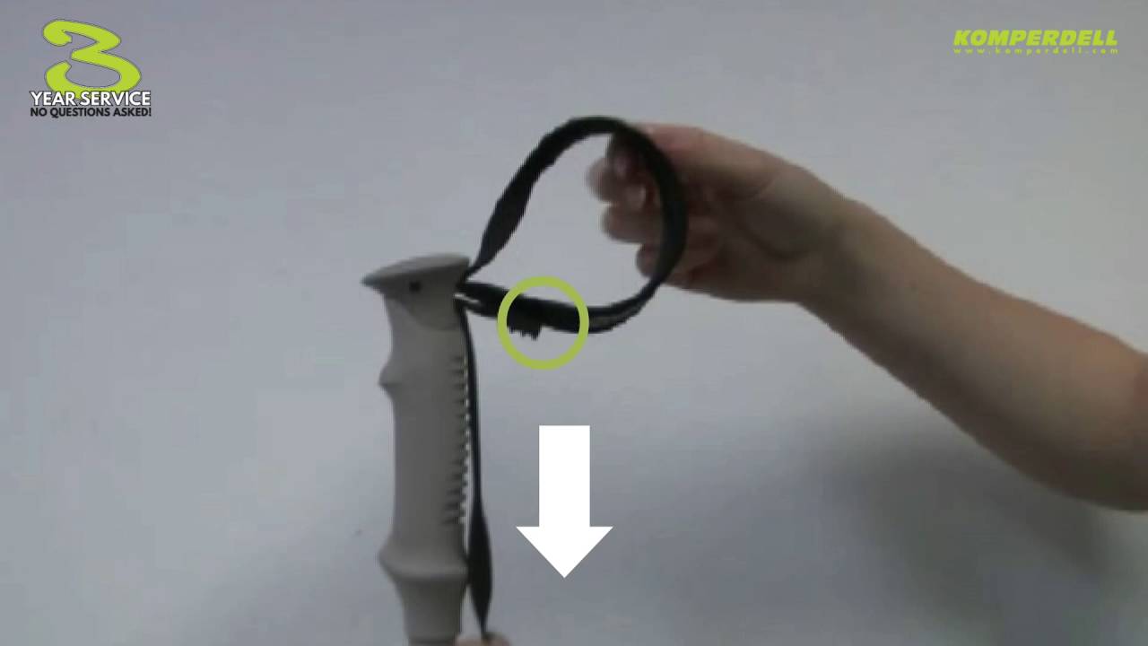 Lyžařské hole Komperdell Booster Speed Carbon Series černá/žlutá
