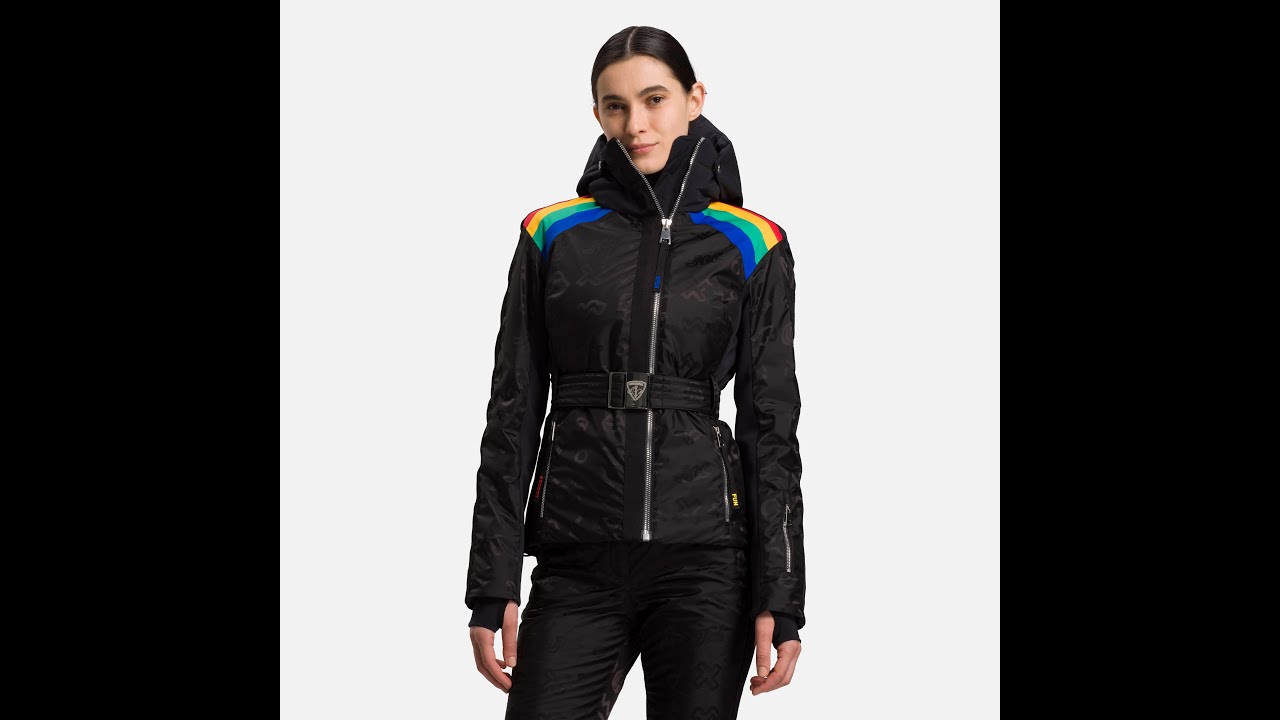 Dámská lyžařská bunda Rossignol W Rainbow black