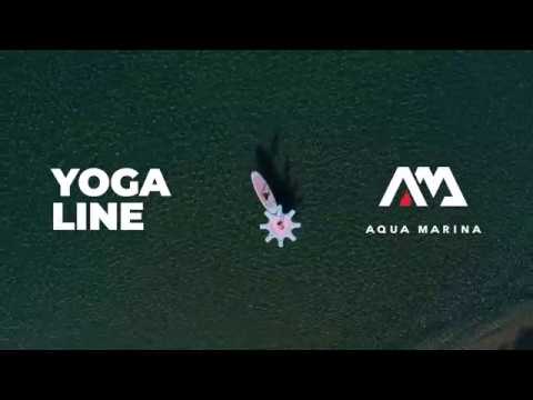 AquaMarina Yoga Dock - nafukovací dok pro jógu Dhyana iSUP modrý BT-19YD