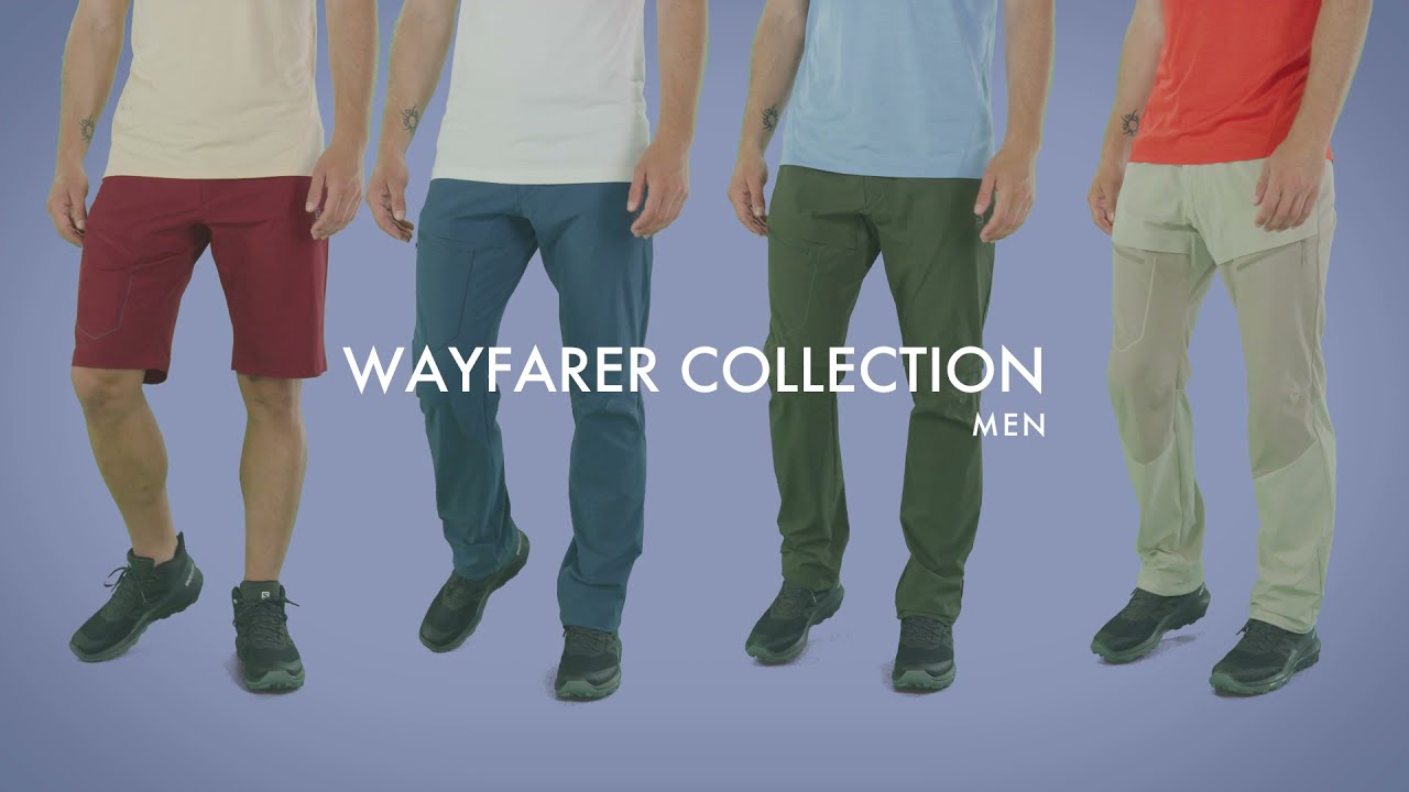 Pánské trekové kalhoty Salomon Wayfarer Zip Off zelené LC1741100