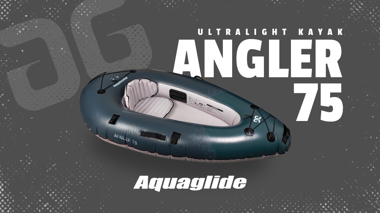 Aquaglide Backwoods Angler 75 grey 584121108 Nafukovací kajak pro 1 osobu