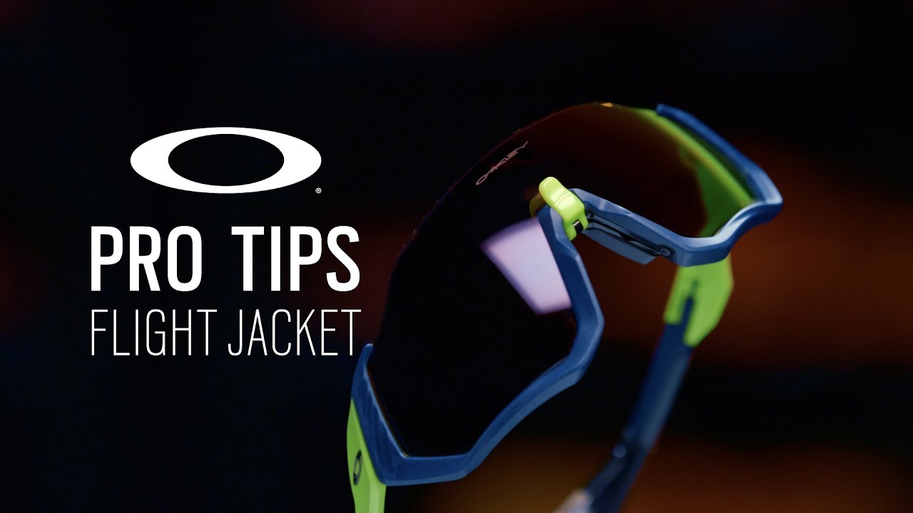Cyklistické brýle Oakley Flight Jacket černé fialové 0OO9401