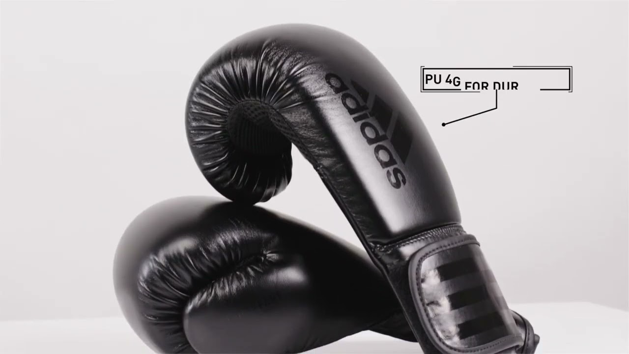 Boxerské rukavice Adidas Hybrid 80 černo-žluté ADIH80