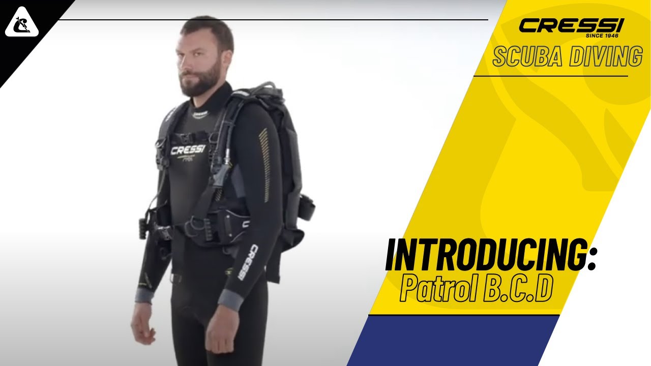 Potápěčská vesta Cressi Patrol černá IC741601