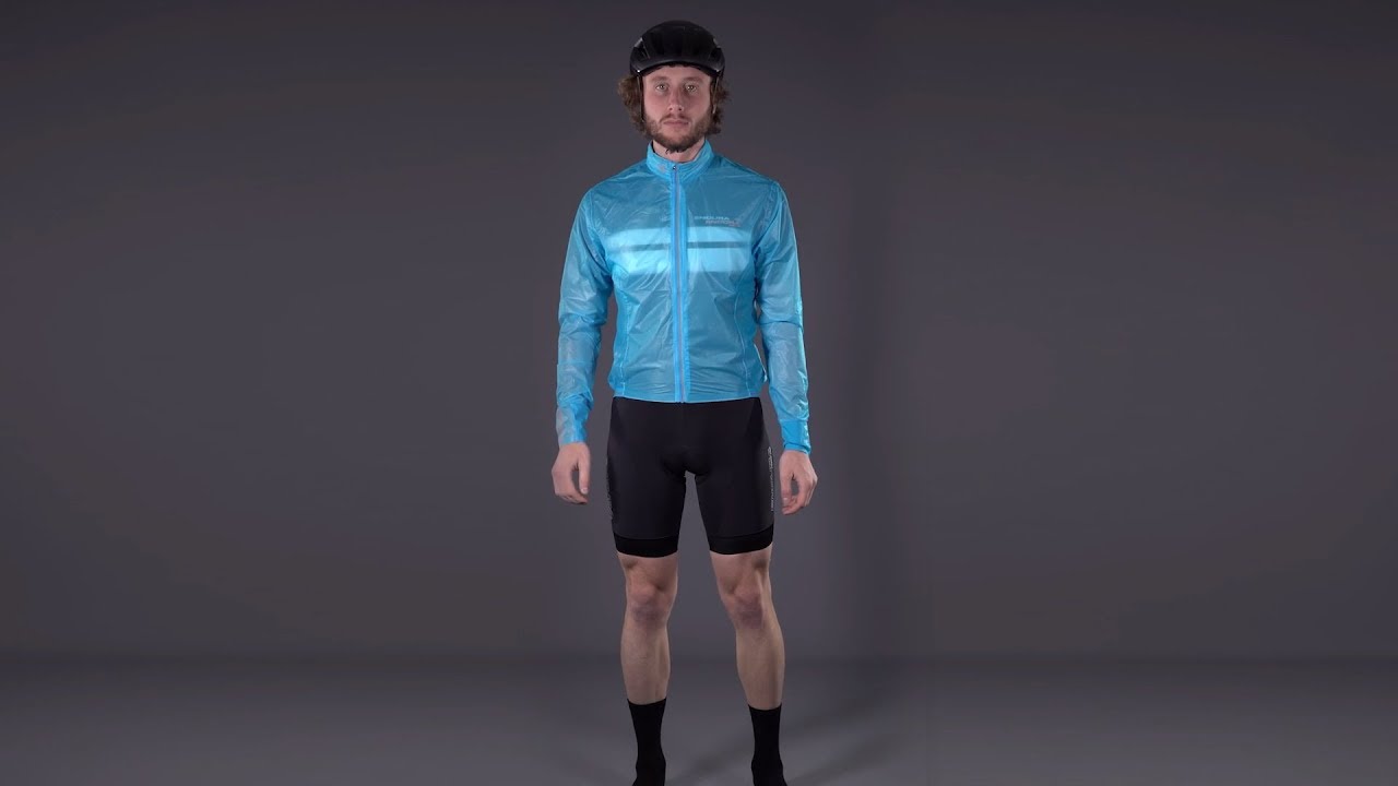 Pánská cyklistická bunda Endura FS260-Pro Adrenaline Race II hi-viz blue