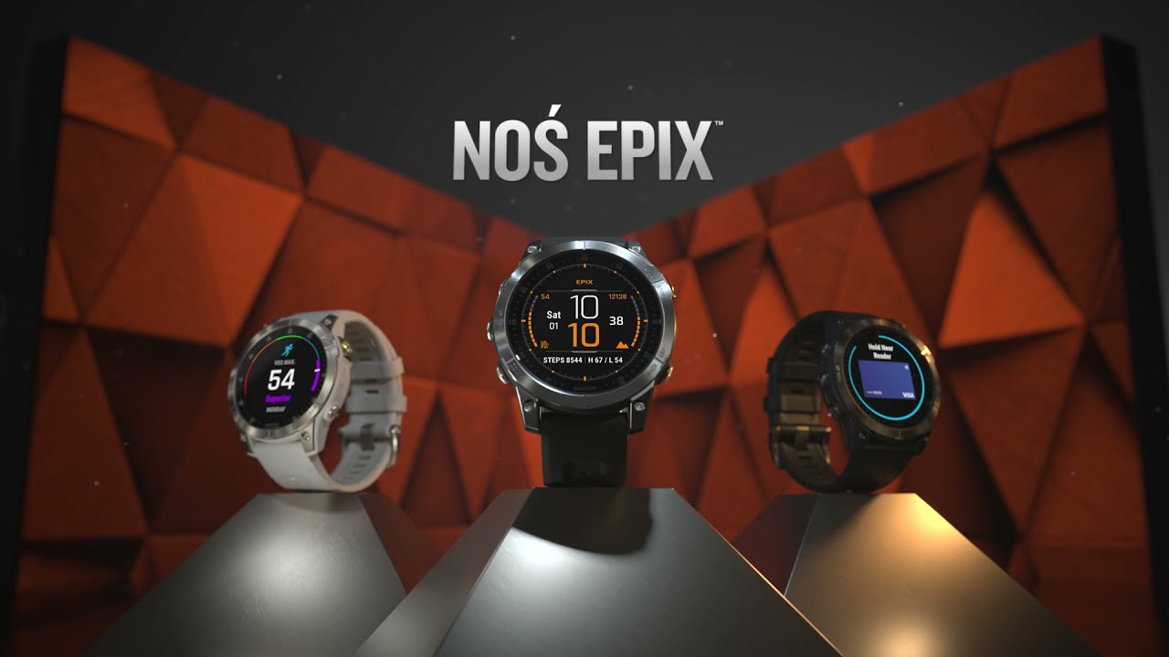 Sportovní hodinky Garmin Epix 2 Hrm Elevate Ox stříbrné 010-02582-01