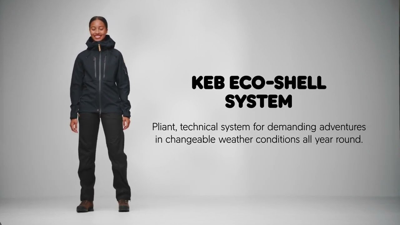 Pánská bunda do deště Fjällräven Keb Eco-Shell zelená F82411